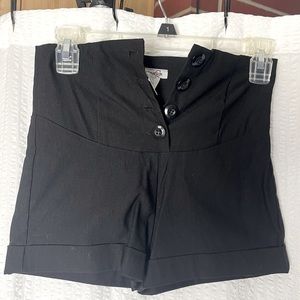 Never worn black min shorts size Sm